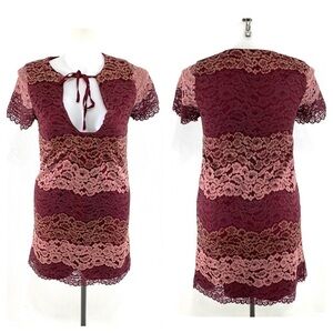3/$25 Tobi Multi Colored Lace Dress SZ L
